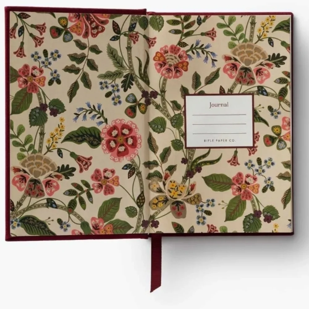 ❤️BUY 2 GET 1 FREE DEAL Mini Embroidered Floral Journal, Retail $26.00 USD